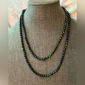 Aurora Borealis Bead Necklace